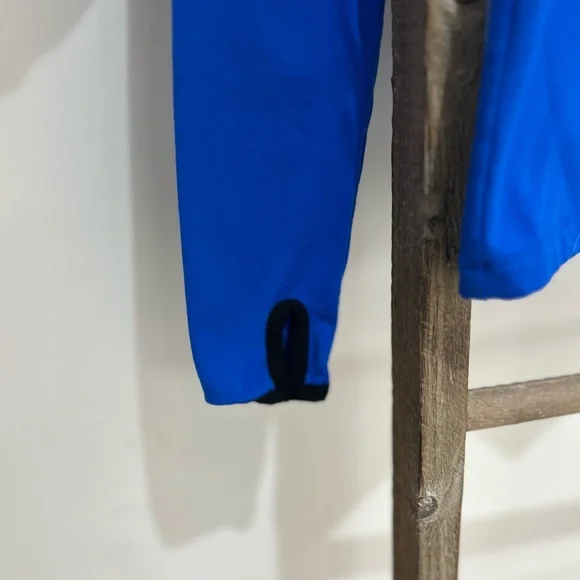 Victoria's Secret Ultimate PINK Blue Athletic 1/2 Zip Pullover Size XS - Picture 5 of 7